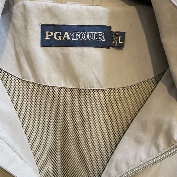 PGA Tour Gray Windbreaker Jacket - Picture 5 of 6